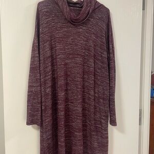 GAP Burgundy Knit Sweater Dress